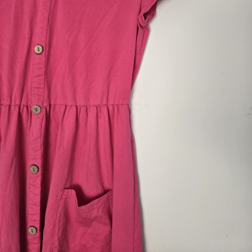 Pink Button-Down Dress - Picture 4 of 7